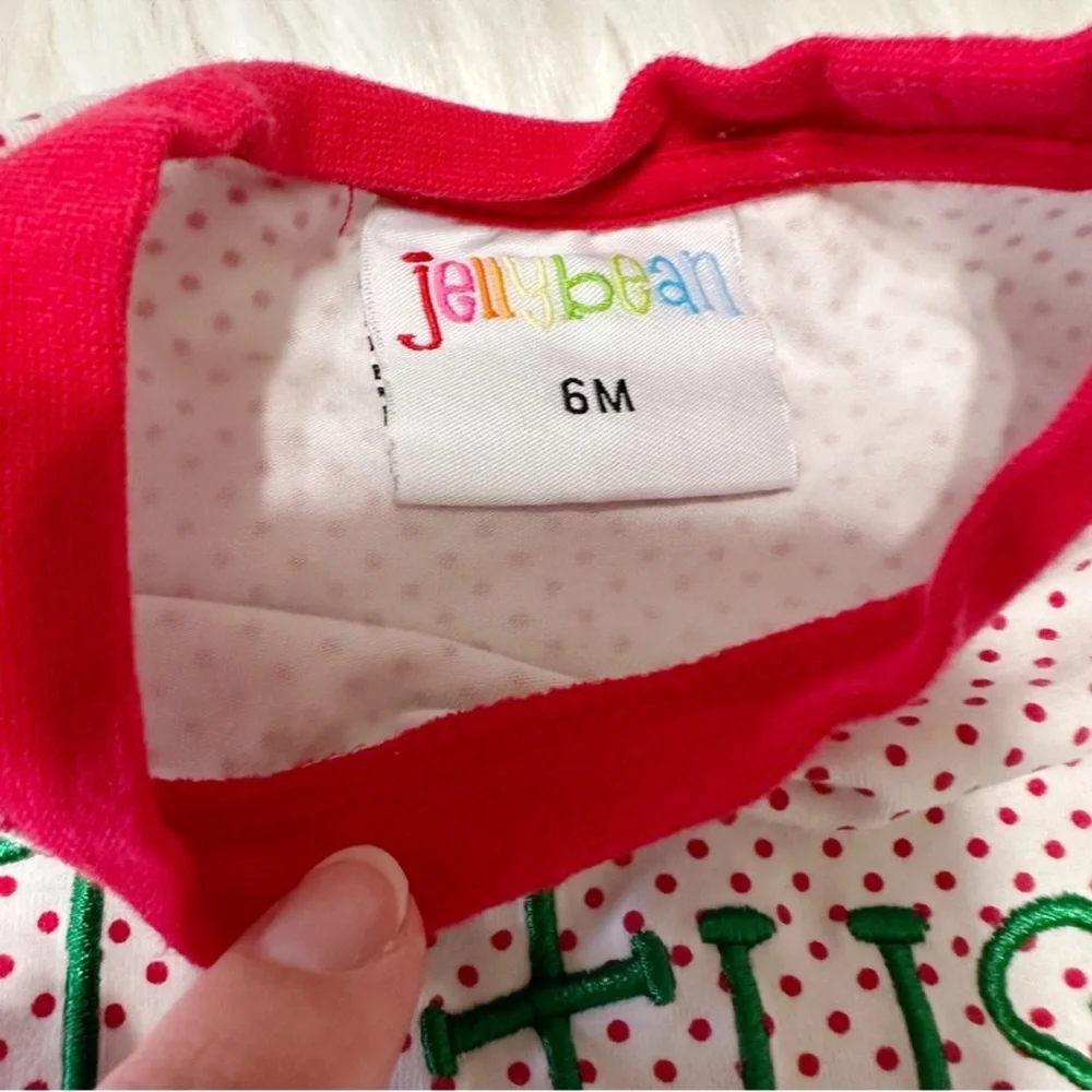 Jelly Beans‎ Red and White Polka Dot Pajama Set